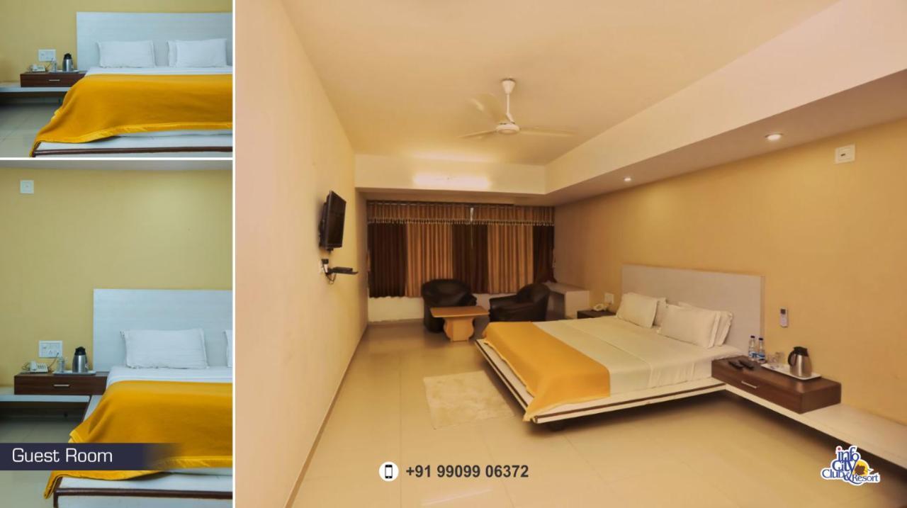 Infocity Club And Resort Gandhinagar Dış mekan fotoğraf